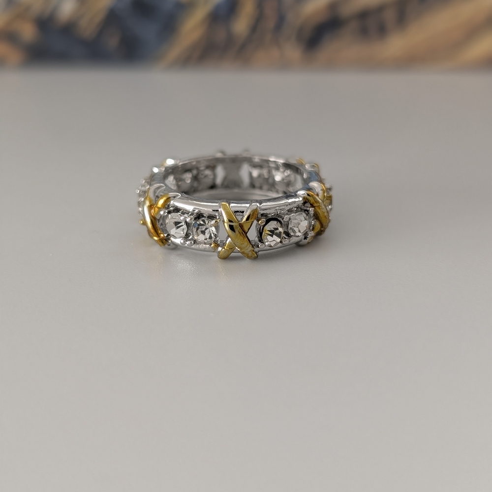 Silver and Gold Color Ring